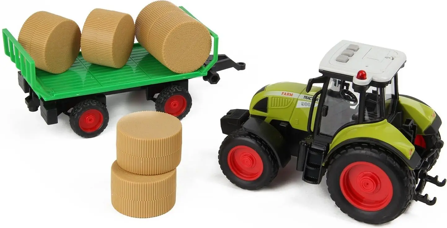 Трактор инерционный Wenyi Rural Service Farmland WY900E 1:16 (Green)