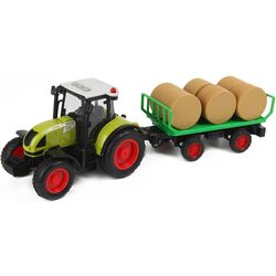 Tractor inertial Wenyi Rural Service Farmland WY900E 1:16 (Green)