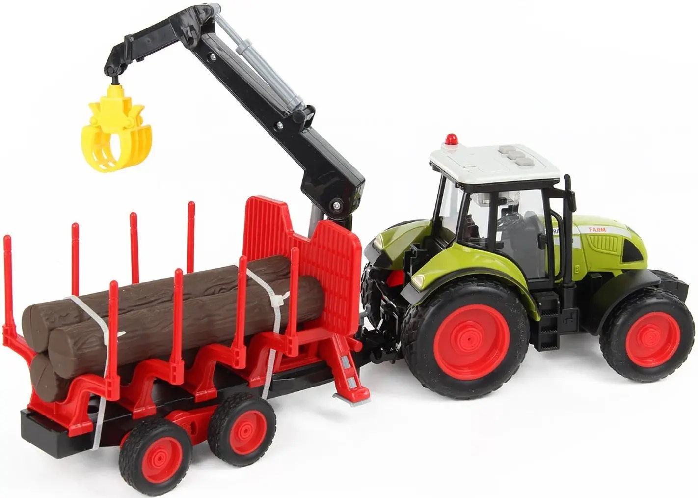 Tractor inertial Wenyi Rural Service Farmland WY900M 1:16 (Green/Red)