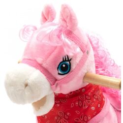 Игрушка-качалка Baby Mix Horse 46436 (Pink) Thumb