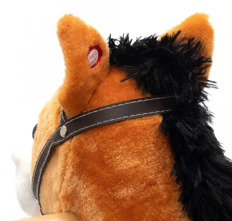 Игрушка-качалка Baby Mix Horse 46441 (Light Brown)