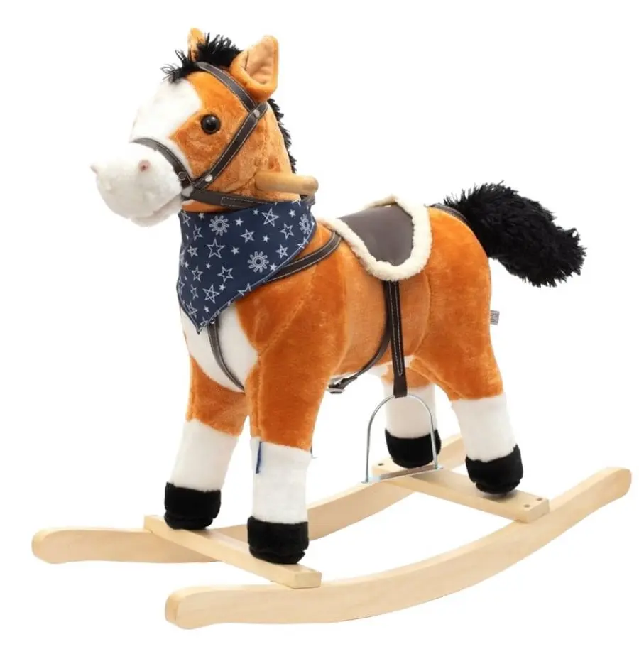 Игрушка-качалка Baby Mix Horse 46441 (Light Brown)