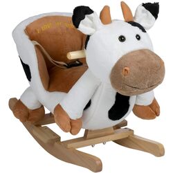Игрушка-качалка BabyGo Cow (Brown/White) Thumb