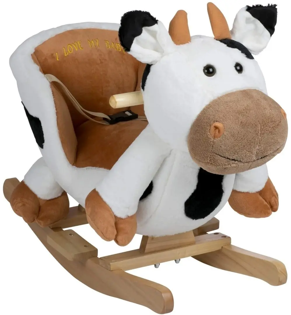 Игрушка-качалка BabyGo Cow (Brown/White) - 2