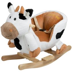 Jucarie-balansoar BabyGo Cow (Brown/White)