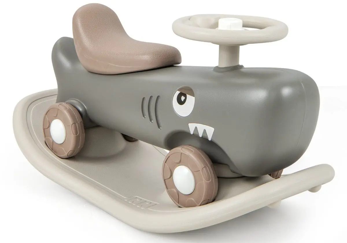 Jucarie-balansoar 3in1 Costway UY10060DK (Dark Grey)