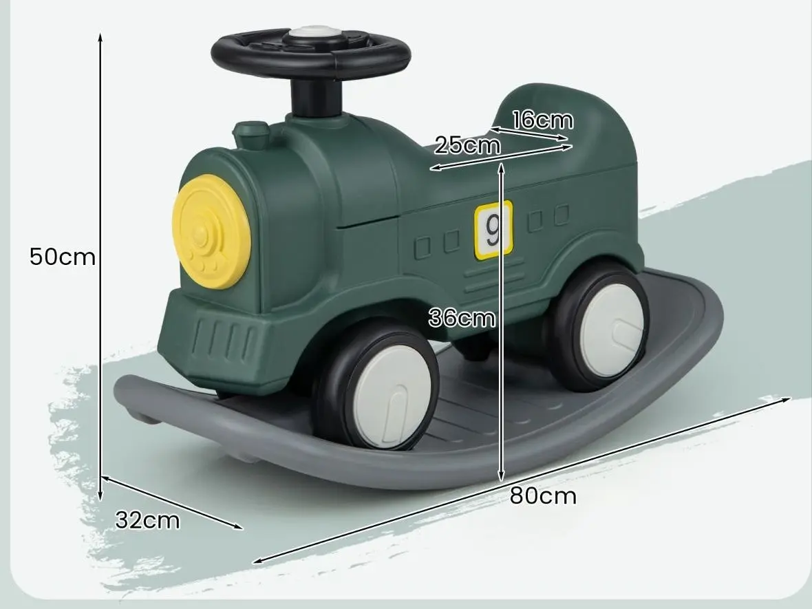 Jucarie-balansoar 3in1 Costway UY10070 (Green) - 7