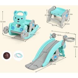 Игрушка-качалка 4в1 Costway TY327824BL (Blue) Thumb