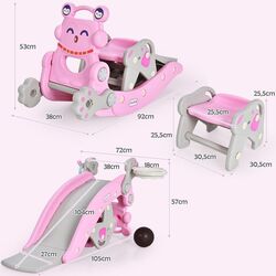 Jucarie-balansoar 4in1 Costway TY327825PI (Pink) Thumb