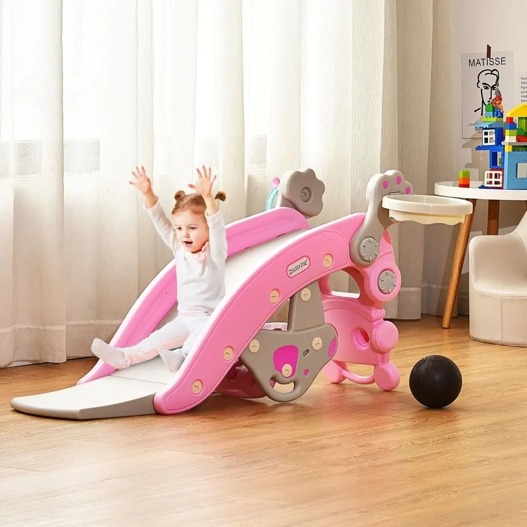 Jucarie-balansoar 4in1 Costway TY327825PI (Pink) - 4