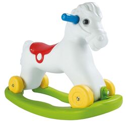 Jucarie-balansoar Dolu Horse 7078 (White/Green)