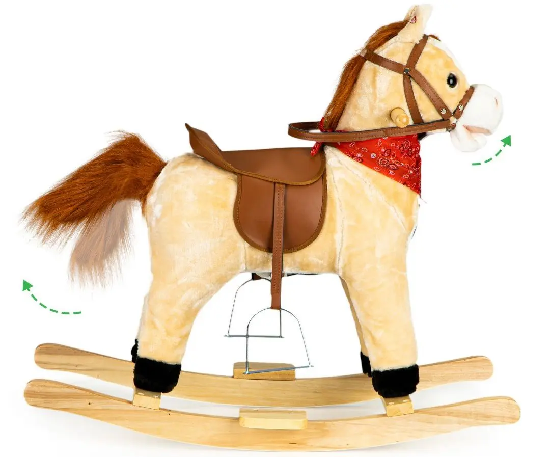 Игрушка-качалка Ecotoys XL-106 (Beige) - 5