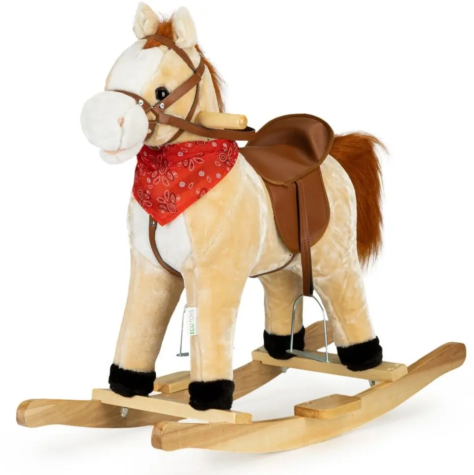 Игрушка-качалка Ecotoys XL-106 (Beige) - 6