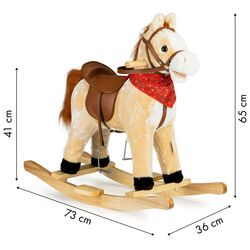 Игрушка-качалка Ecotoys XL-106 (Beige) Thumb