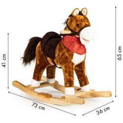 Игрушка-качалка Ecotoys XL-106 (Brown) Thumb