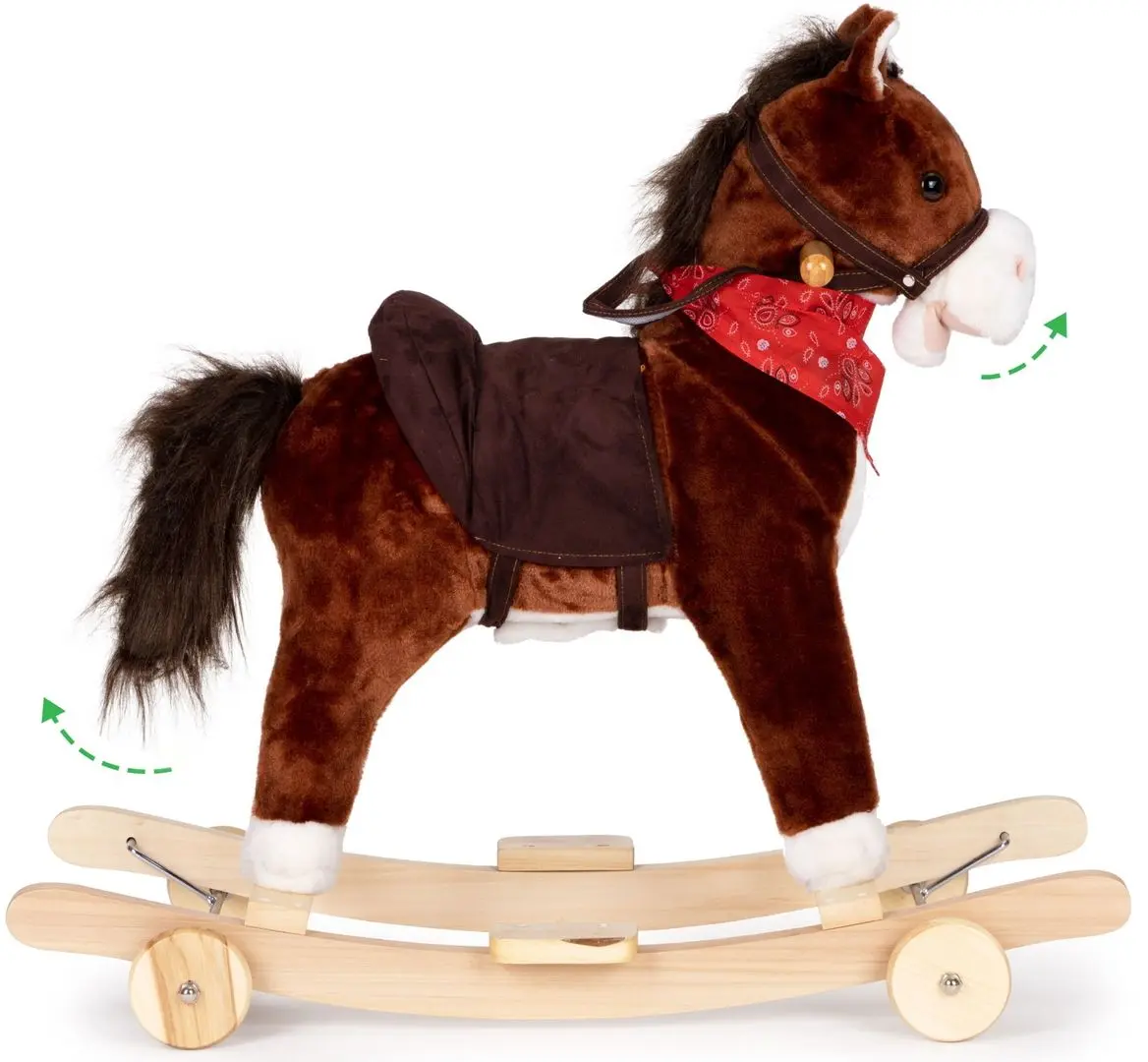 Игрушка-качалка Ecotoys XL-106W (Brown) - 2