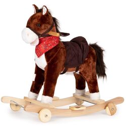 Игрушка-качалка Ecotoys XL-106W (Brown) Thumb