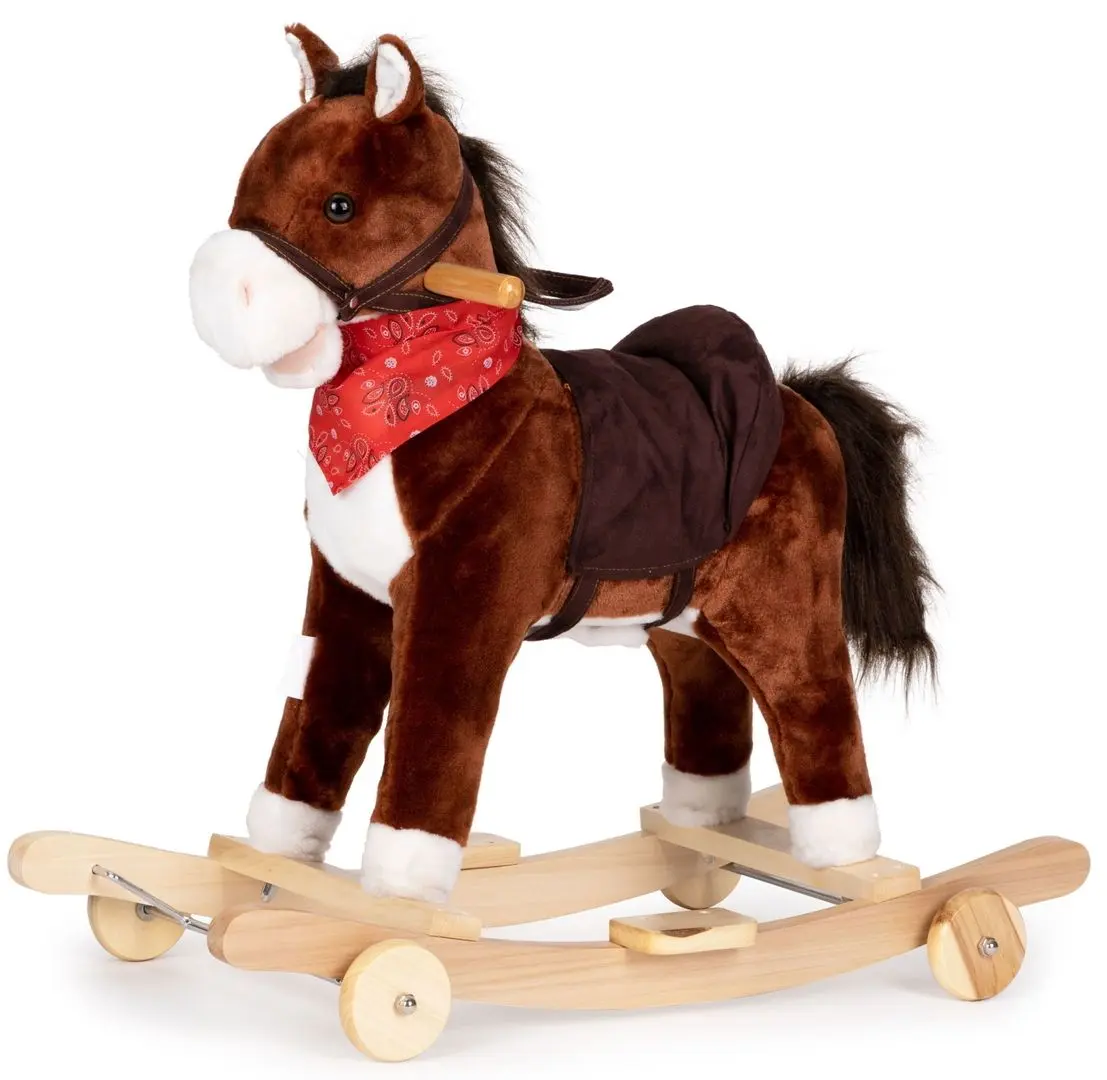 Игрушка-качалка Ecotoys XL-106W (Brown) - 5