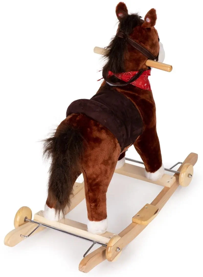 Игрушка-качалка Ecotoys XL-106W (Brown) - 6