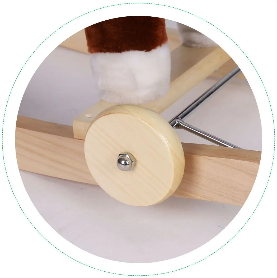 Игрушка-качалка Ecotoys XL-106W (Brown) - 9