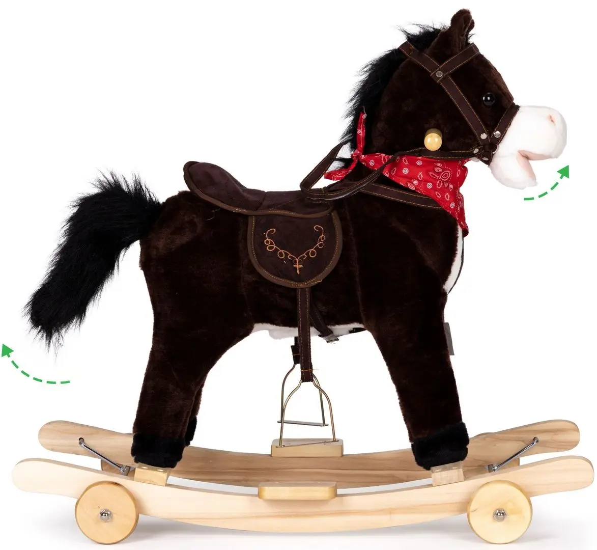 Игрушка-качалка Ecotoys XL-106W (Chocolate) - 8