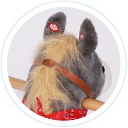 Игрушка-качалка Ecotoys XL-106W (Gray) Thumb