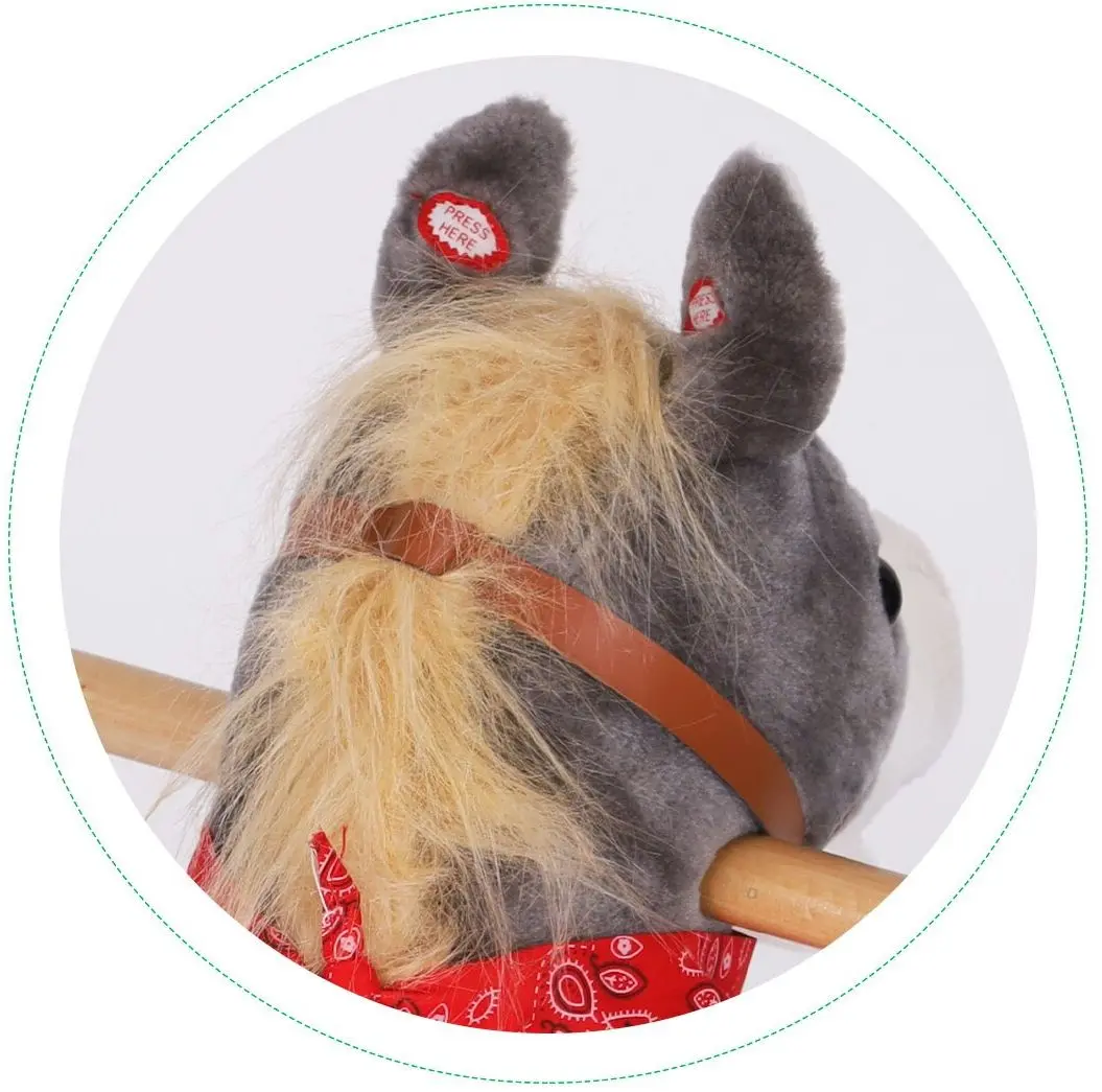 Игрушка-качалка Ecotoys XL-106W (Gray) - 9