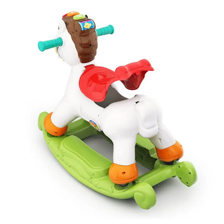 Игрушка-качалка Hola Toys Pony (White/Green)