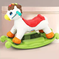 Игрушка-качалка Hola Toys Pony (White/Green) Thumb
