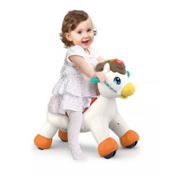 Игрушка-качалка Hola Toys Pony (White/Green) Thumb