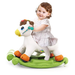Игрушка-качалка Hola Toys Pony (White/Green) Thumb