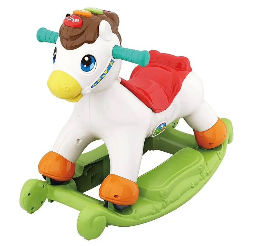 Игрушка-качалка Hola Toys Pony (White/Green)