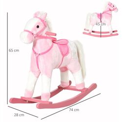 Игрушка-качалка Homcom 330-004PK (Pink) Thumb