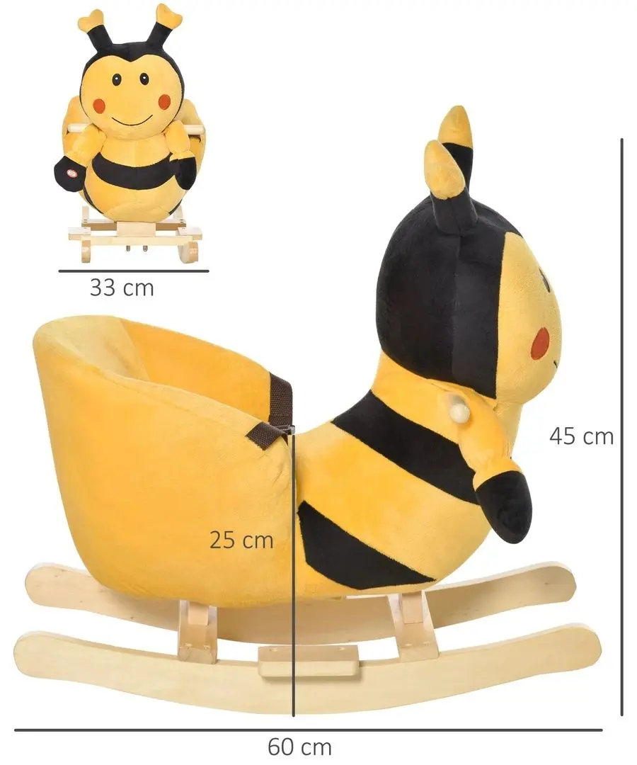 Игрушка-качалка Homcom 330-010 (Yellow)