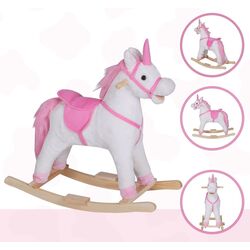 Игрушка-качалка Homcom 330-089 (White/Pink) Thumb