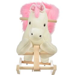 Игрушка-качалка Homcom 330-114 (White/Pink) Thumb