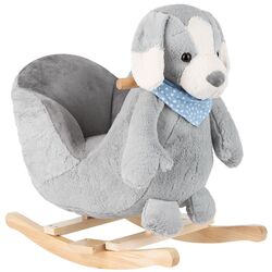 Balansoar Kikka Boo Puppy with seat (Grey)