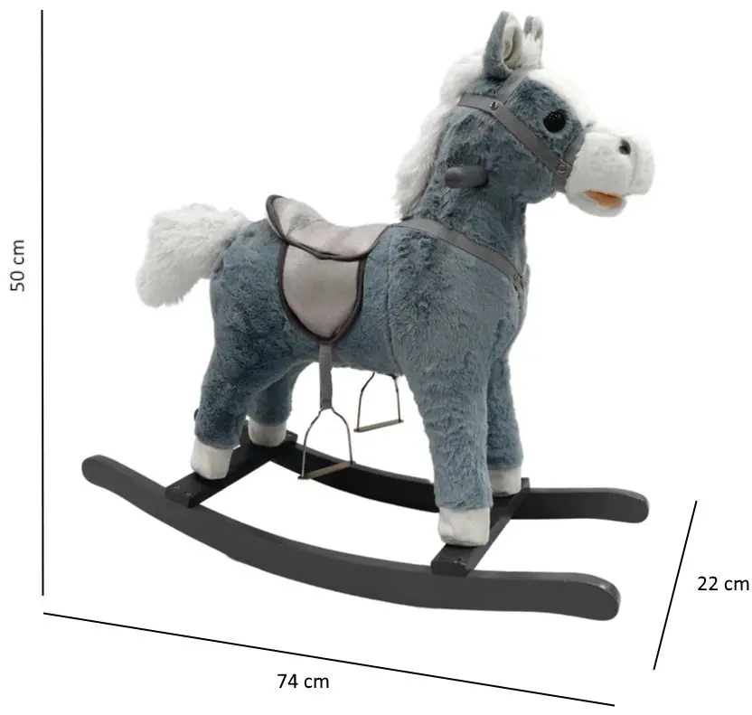 Игрушка-качалка LeanToys 15565 (Grey) - 3