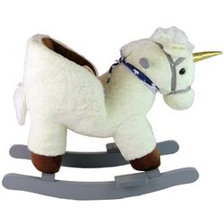 Игрушка-качалка LeanToys Little Unicorn 15633 (Cream/Brown) Thumb