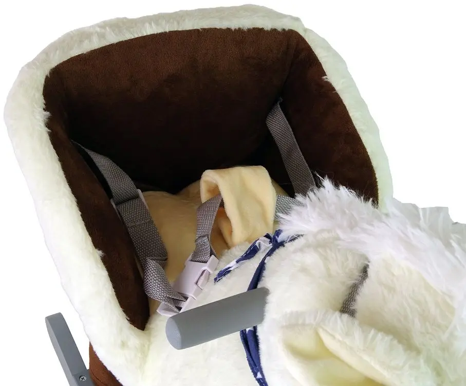 Игрушка-качалка LeanToys Little Unicorn 15633 (Cream/Brown) - 6