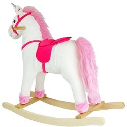 Игрушка-качалка LeanToys Unicorn 2252 (White/Pink) Thumb