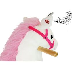 Игрушка-качалка LeanToys Unicorn 2252 (White/Pink) Thumb