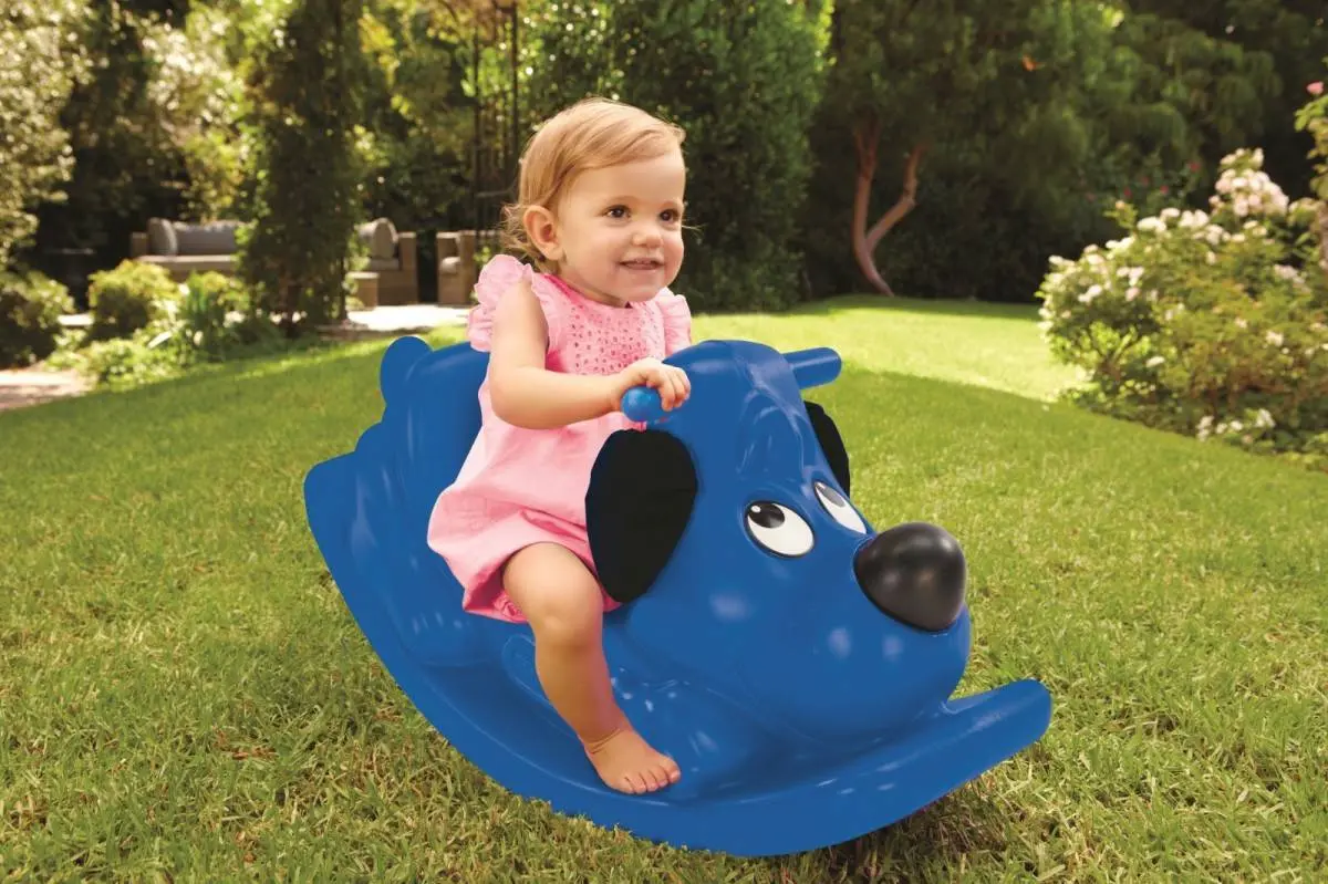 Качалка Little Tikes Rockin'Poppy (Blue) - 4