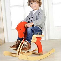 Игрушка-качалка Masterkidz MK01016 (Natural/Red) Thumb