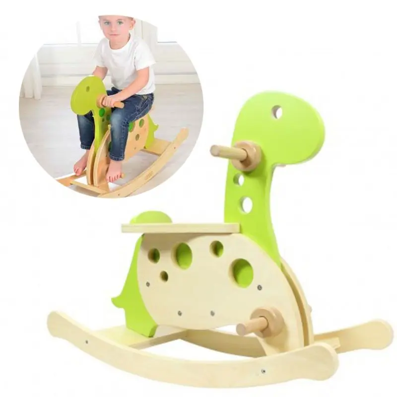 Jucarie-balansoar Masterkidz MK07056 (Natural/Green) - 2