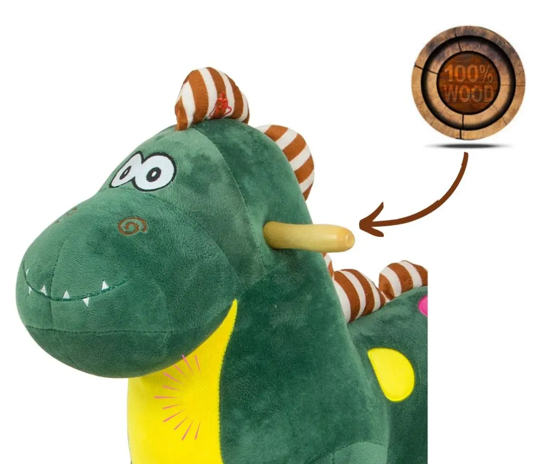 Jucarie-balansoar Milly Mally Bujak Dino (Green)