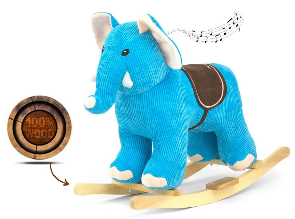 Игрушка-качалка Milly Mally Bujak Elephant (Blue) - 5