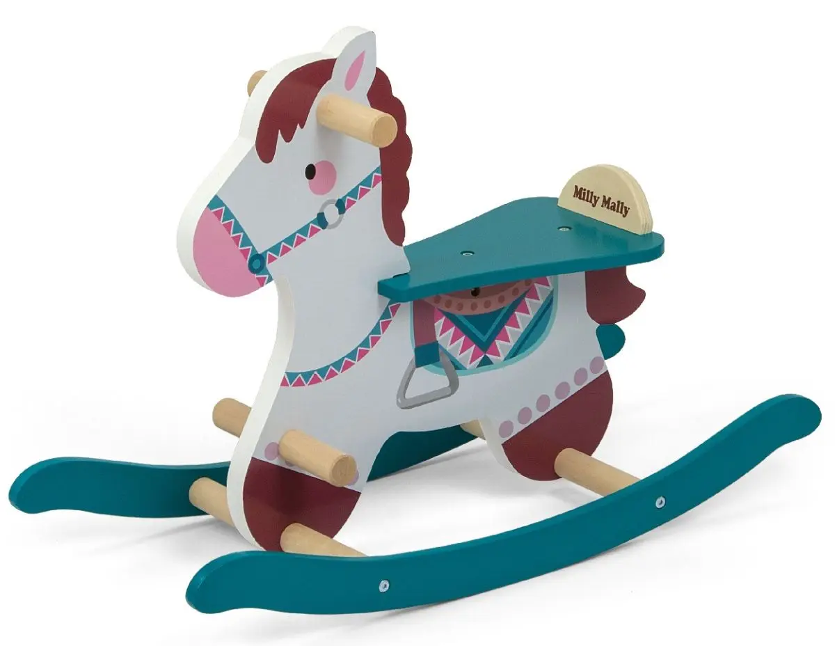 Jucarie-balansoar Milly Mally Kon Lucky 18 Horse (Blue)