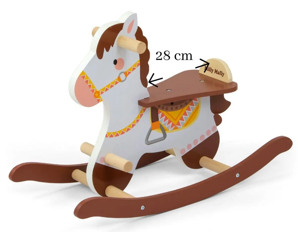 Jucarie-balansoar Milly Mally Kon Lucky 18 Horse (Brown) - 3