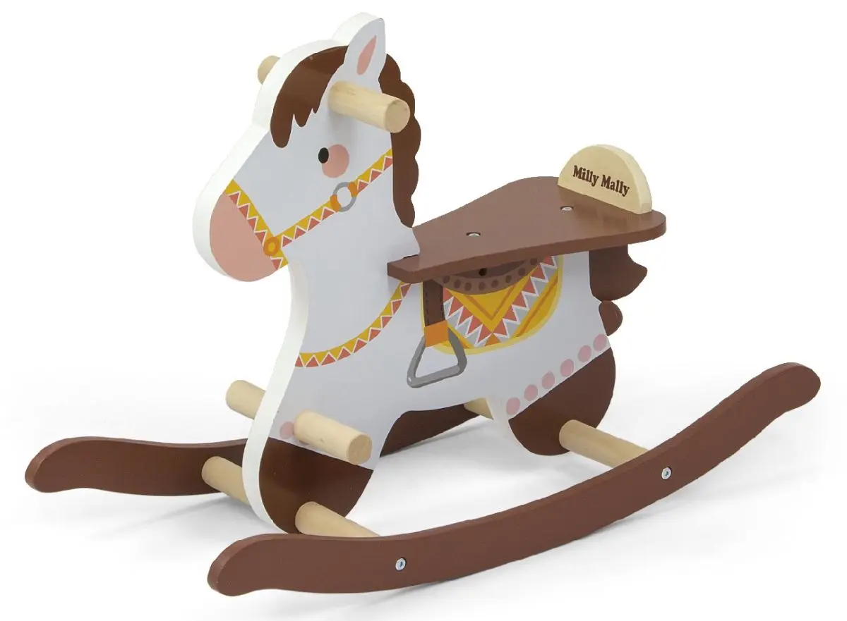 Jucarie-balansoar Milly Mally Kon Lucky 18 Horse (Brown)